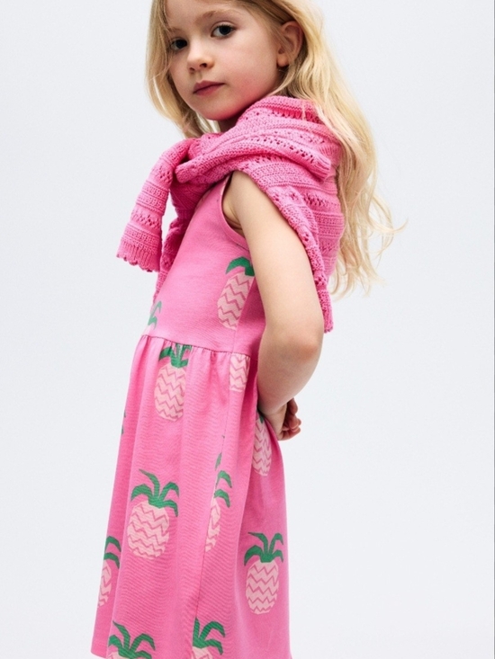 H&M Other - H&M Pink Top with Pineapples Size 8-10 Youth